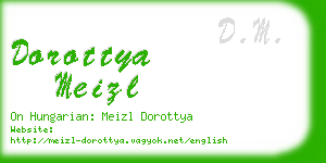 dorottya meizl business card